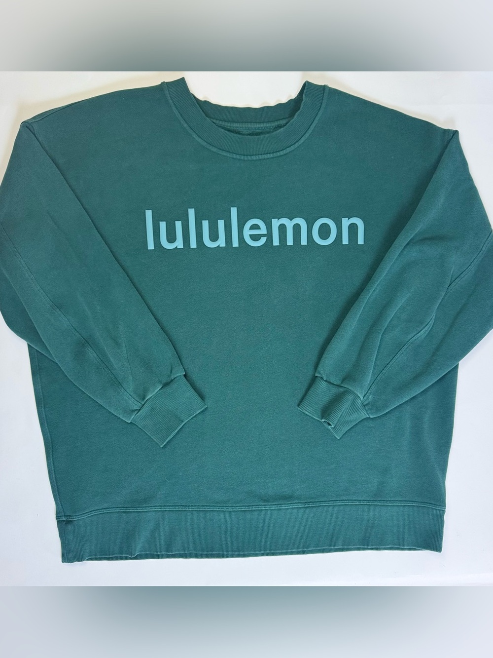 Lululemon Perfectly Oversized Crew Logo Fleece Large